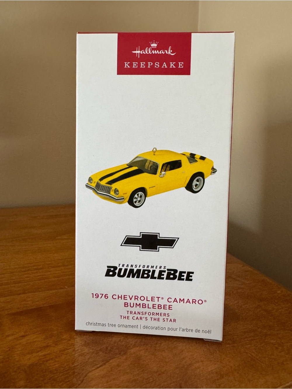 Hallmark Transformers Bumblebee 1976 Chevrolet Camaro Ornament - NIB